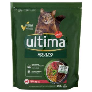 Ultima Cat Adulto 1-10 Anni Con Manzo 750 g