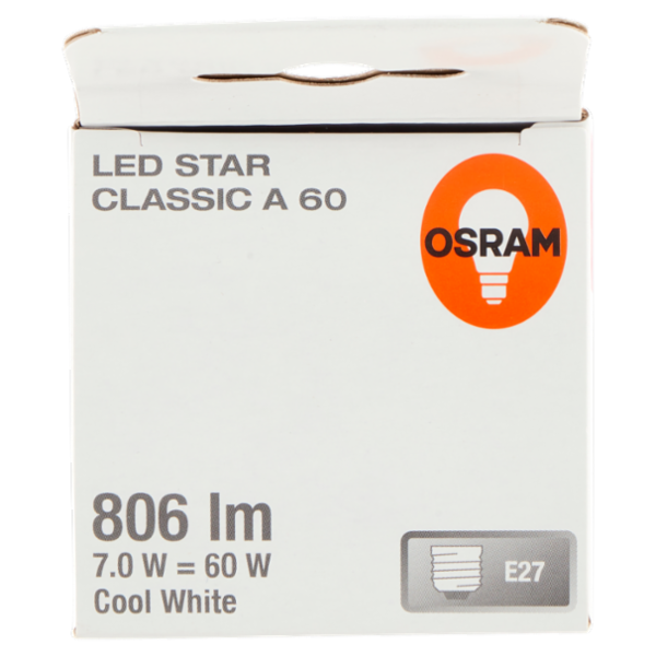 Osram Led Star Classic A 60 Cool White 7.0 W E27