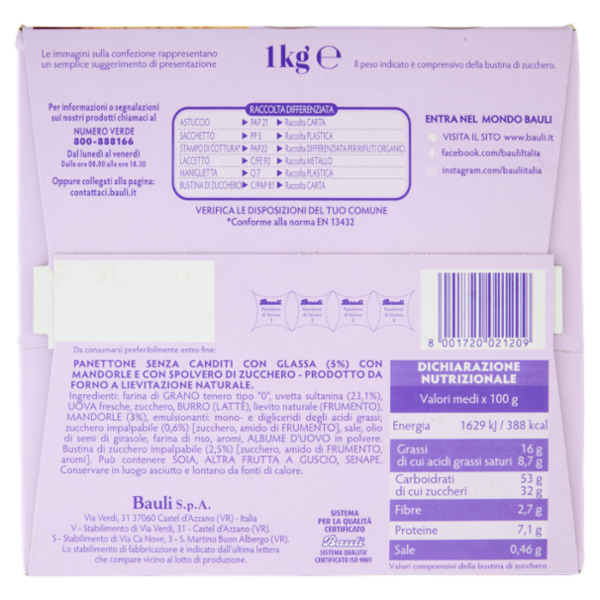 Bauli il Panettone di Verona 1 kg