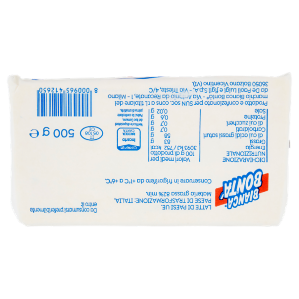 Bianca Bontà Burro 500 g