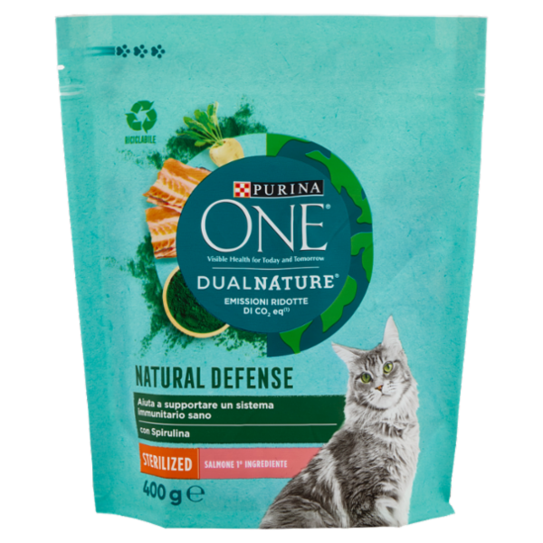 PURINA ONE DualNature Sterilizzato Salmone 400g