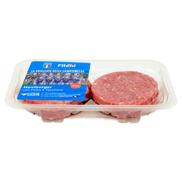 Fileni Hamburger con Pollo e Tacchino 0,400 kg