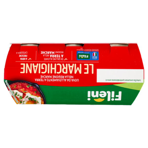 Fileni Uova da Allevamento a Terra le Marchigiane 6 Uova Fresche 320 g