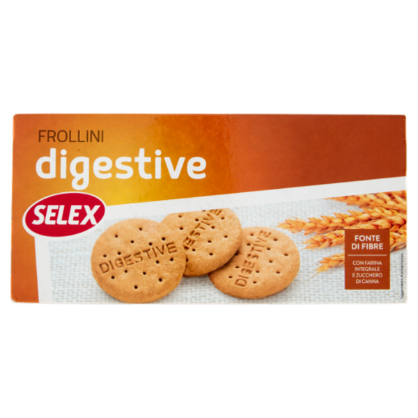 Selex Biscotti Digestive in Confezioni Salvafreschezza 2x190 g