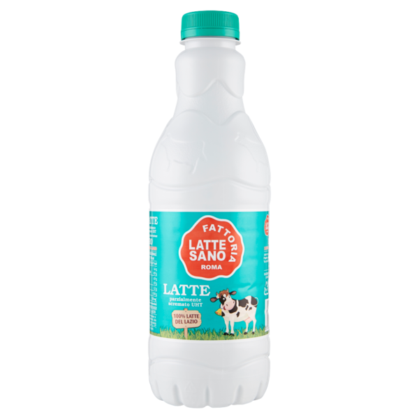 Fattoria Latte Sano Latte parzialmente scremato UHT 1 Litro