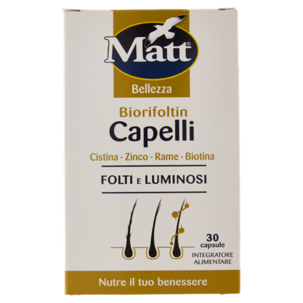 Matt Bellezza Biorifoltin Capelli 30 capsule 16,5 g
