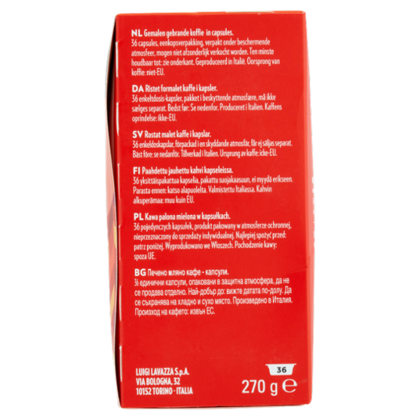 Lavazza A Modo Mio Suerte 36 Capsule 270 g