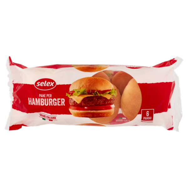Selex Pane per Hamburger 6 pezzi 300 g