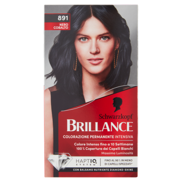 Brillance Colorazione Permanente Intensiva 891 Nero Cobalto