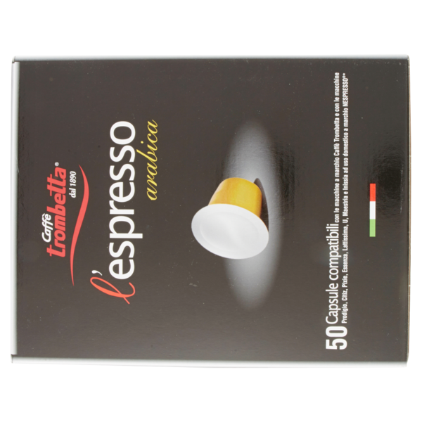Caffè trombetta l'espresso arabica Capsule 50 pz
