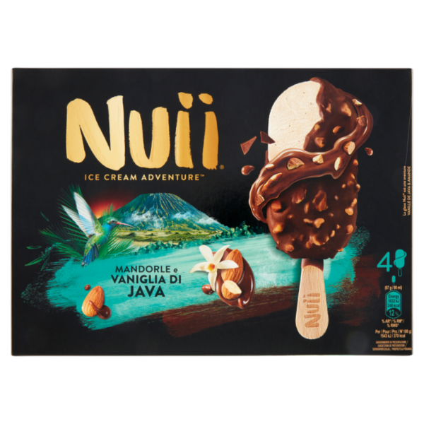 NUII Mandorle e Vaniglia di Java 4 x 67 g