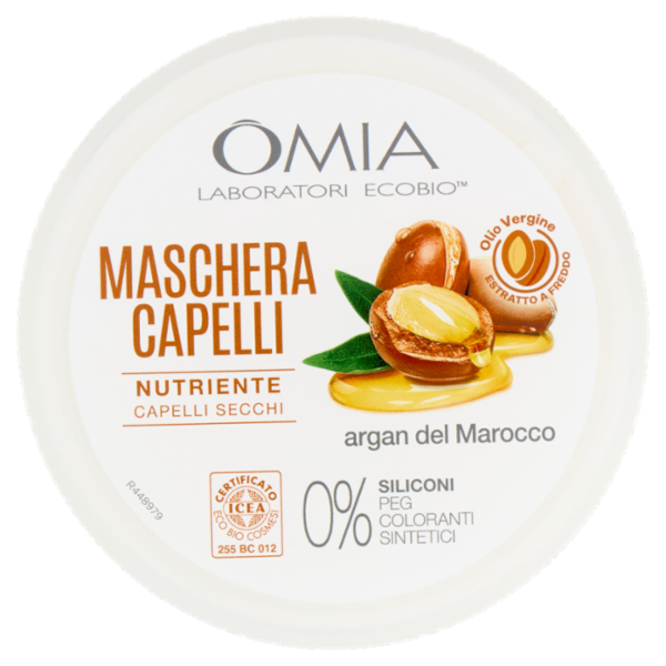 Omia Laboratori Ecobio Maschera Capelli Nutriente argan del Marocco 250 ml