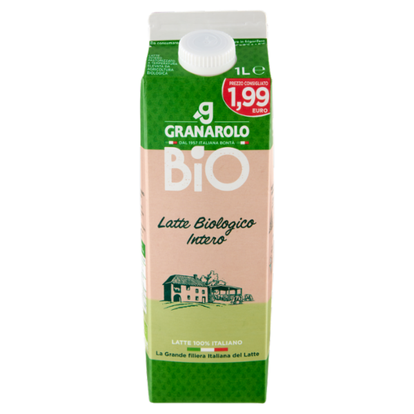 Granarolo Bio Latte Biologico Intero 1 L