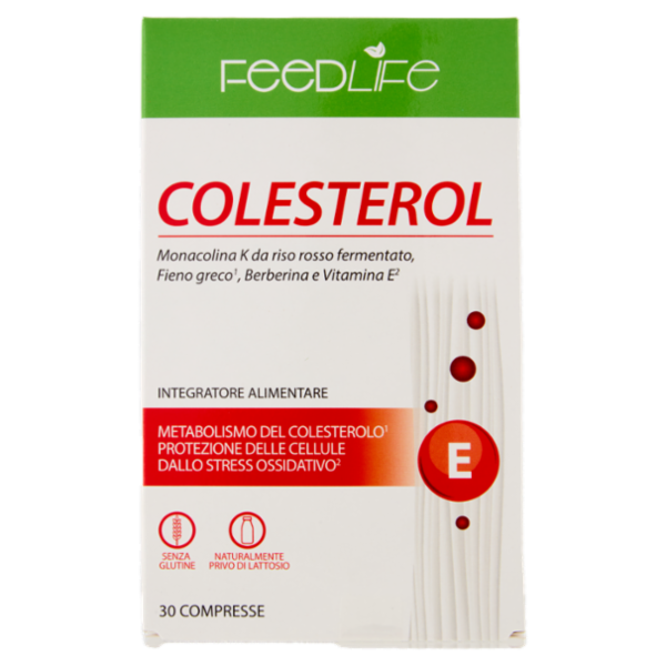 FeedLife Colesterol Compresse 30 x 525 mg
