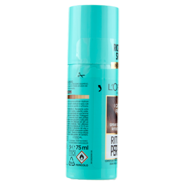 L'Oréal Paris Ritocco Perfetto Spray Istantaneo Ritocco Radici, i Castani Freddi, 75 ml