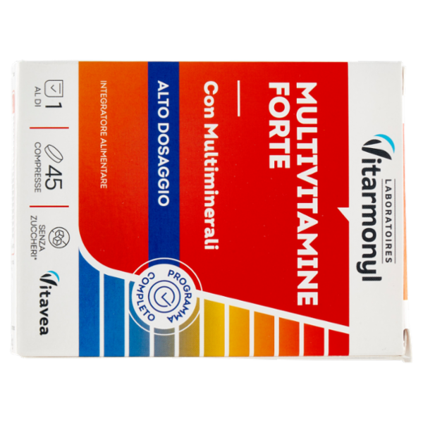 Laboratoires Vitarmonyl Multivitamine Forte con Multiminerali 45 compresse 36 g