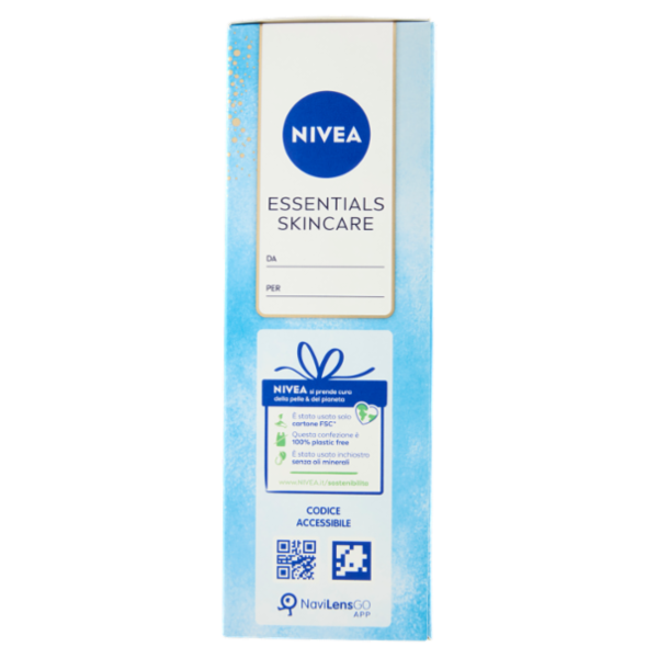 Nivea Essentials Skincare Struccante Occhi 125 ml + Labello Hydro Care 4,8 g + Crema Giorno 50 ml