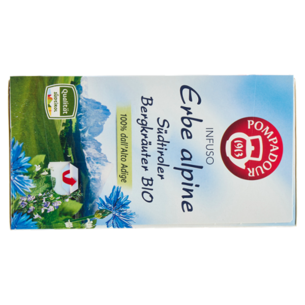 Pompadour Infuso Erbe alpine Bio 20 x 1,2 g