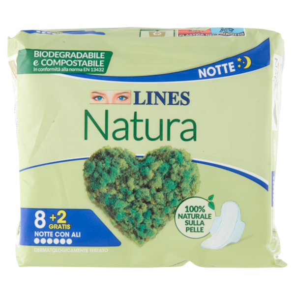Lines Natura Notte con Ali 8+2 pz
