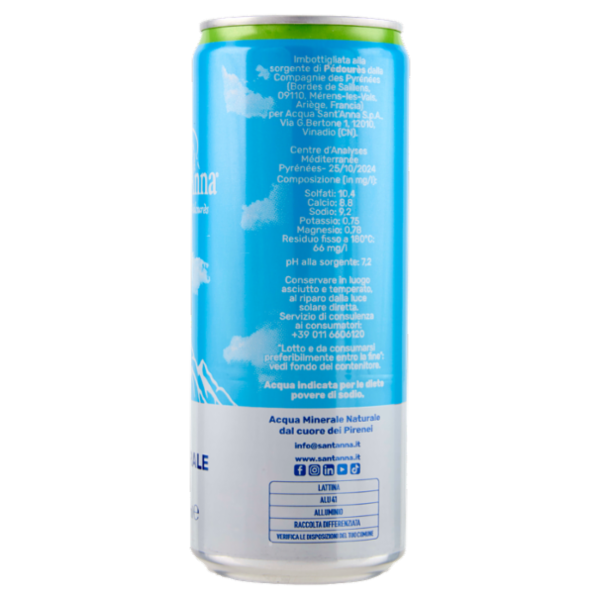 Sant'Anna Source de Pédourès Naturale 330 ml