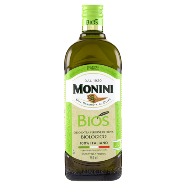 Monini Bios Olio Extra Vergine di Oliva Biologico 750 ml
