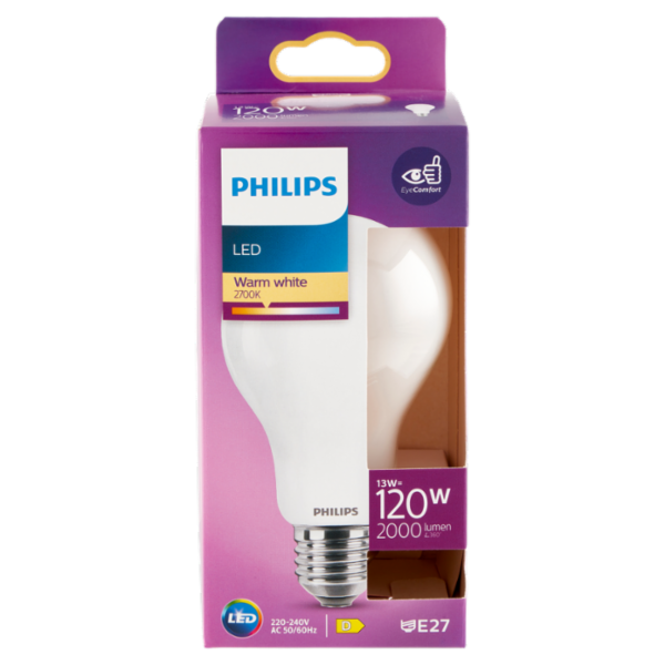 Philips Led goccia vetro 120W E27 2700K