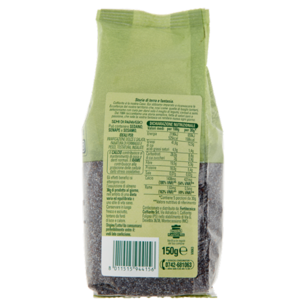 Colfiorito Semi di Papavero 150 g