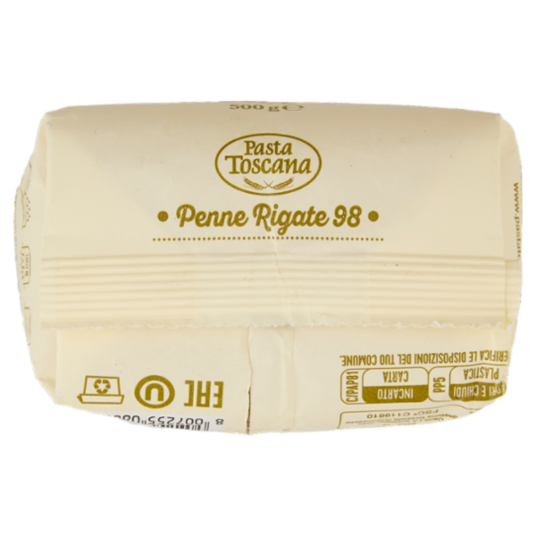 Pasta Toscana Penne Rigate 98 500 g