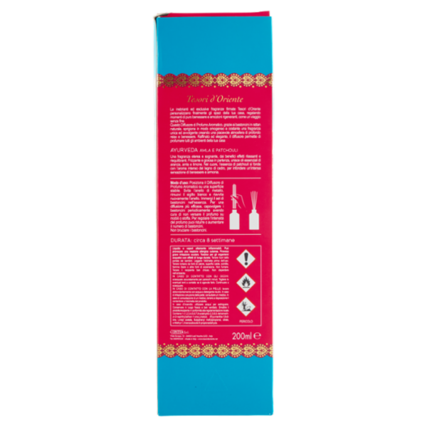 Tesori d'Oriente Ayurveda Diffusore di Profumo Aromatico con Bastoncini 200 ml