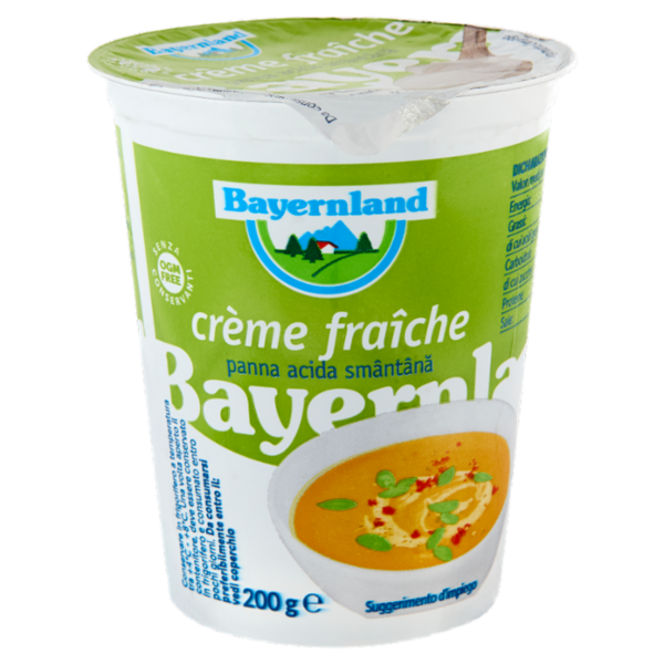 Bayernland crème fraîche panna acida 200 g