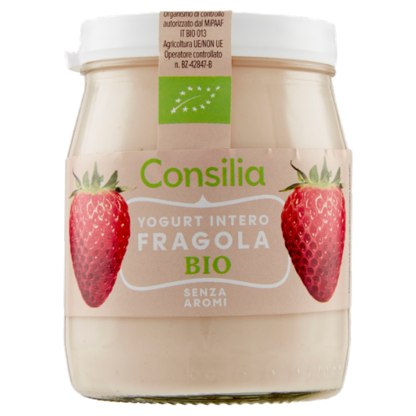 Consilia Yogurt Intero Fragola Biologico 150 g
