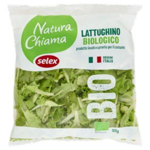 Selex Natura Chiama Lattughino Lavato e Pronto Per Il Consumo Biologico 100 g