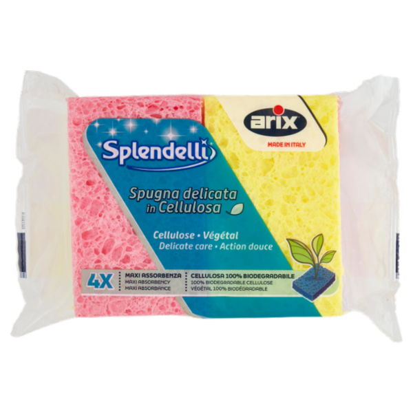 arix Splendelli Spugna delicata in Cellulosa 4 pz