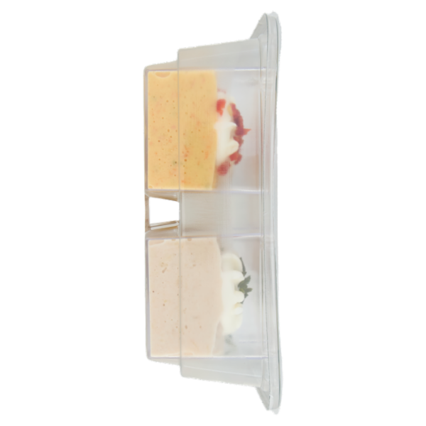 arturo Vogliazzi Cubetti Insalata Russa con Salmone e Insalata di Carciofi e Tonno 270 g