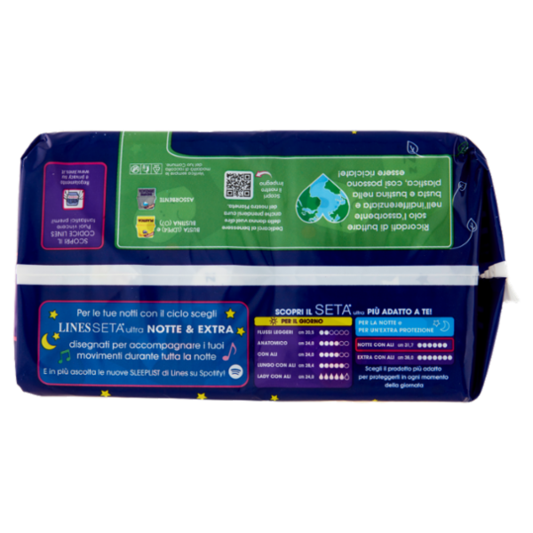 Lines Seta Ultra Trio Cp Notte 30 pezzi
