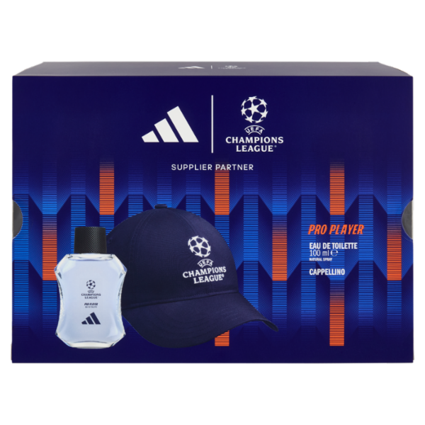 adidas Xmas25 Maschile Eau de Toilette UEFA 12 100 ml + UEFA Cap