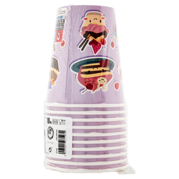 Smart PerLa Festa Bicchieri in cartoncino 25 cl 10 pz