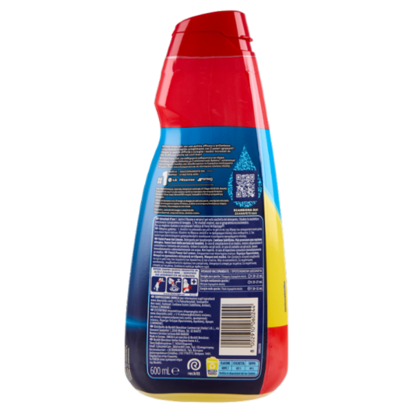 Finish Power Gel Lemon liquido lavastoviglie 30 lavaggi 600 ml