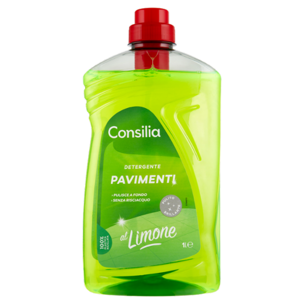 Consilia Detergente per Pavimenti Freschezza Limone 1 L