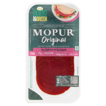 Good & Green Mopur Original Affettato 100% Vegetale Al Gusto Di Salame 90 g