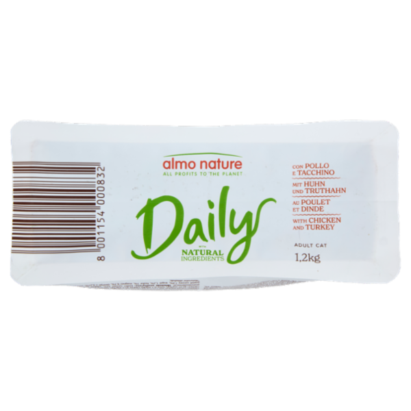almo nature Daily con Pollo e Tacchino Adult Cat 1,2 kg