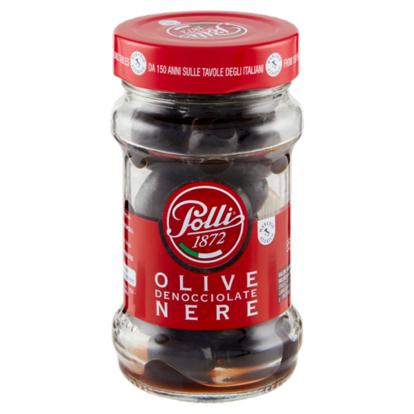 Polli Olive Denocciolate Nere 85 g