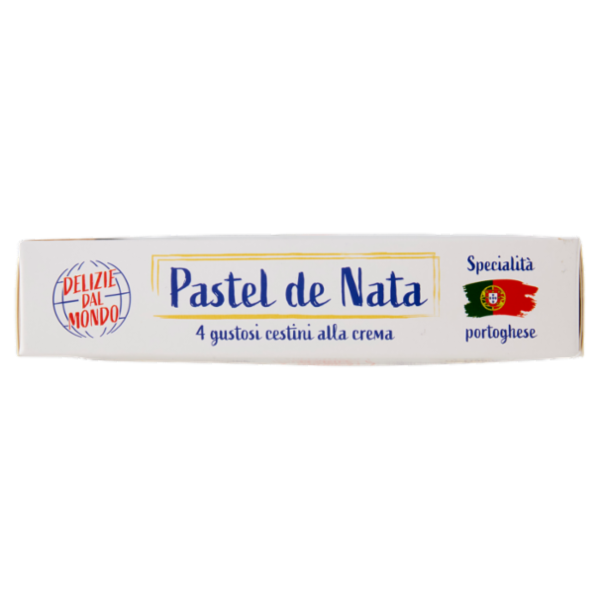 Delizie dal Mondo Pastel de Nata 4 gustosi cestini alla crema Surgelati 240 g