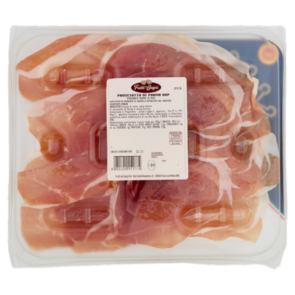 Frutti dei Sogni Prosciutto di Parma DOP Stagionatura Minimo 20 Mesi 90 g