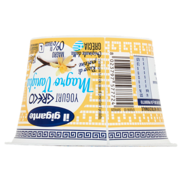 IL GIGANTE Yogurt Greco Magro Vaniglia 150 g