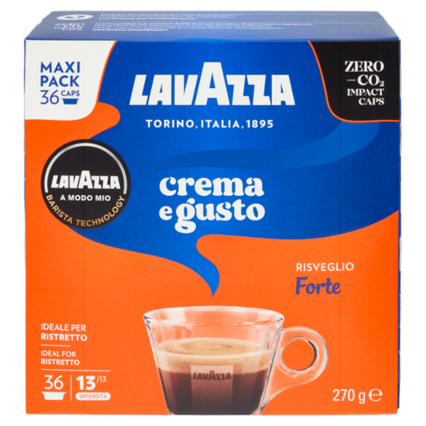 Lavazza A Modo Mio crema e gusto Forte 36 Capsule 270 g