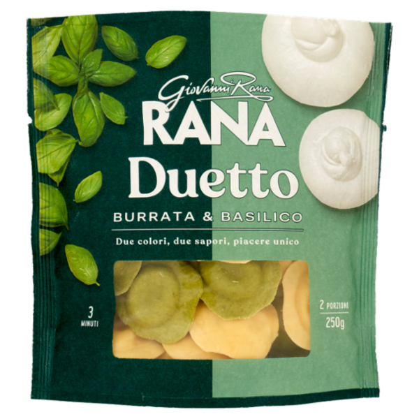 Giovanni Rana Duetto Burrata & Basilico 250 g