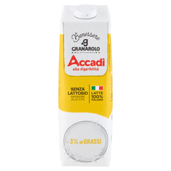 Granarolo Benessere Accadì Senza Lattosio 3% di Grassi 1 L