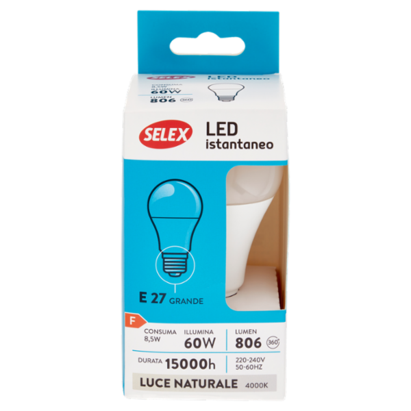 Selex Lampadina Led Goccia E27 9W