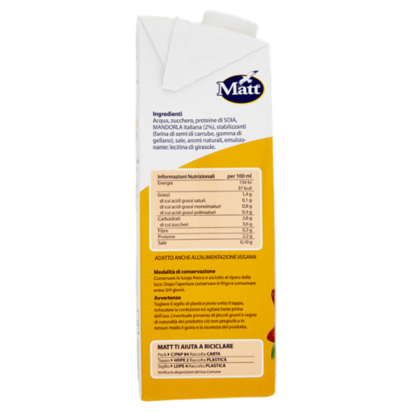 Matt Mandorla Protein Barista 1 L